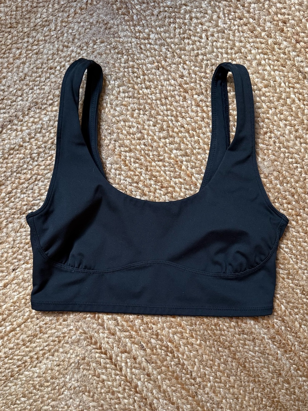 FP MOVEMENT Black Scoop Neck Sports Bra - Women Intimates & Sleepwear